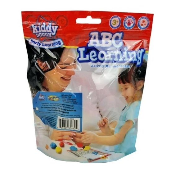 Kiddy Dough Early Learning ABC Learning Activity Mat and More Play Dough, 32 PCK - Picture 3 of 4
